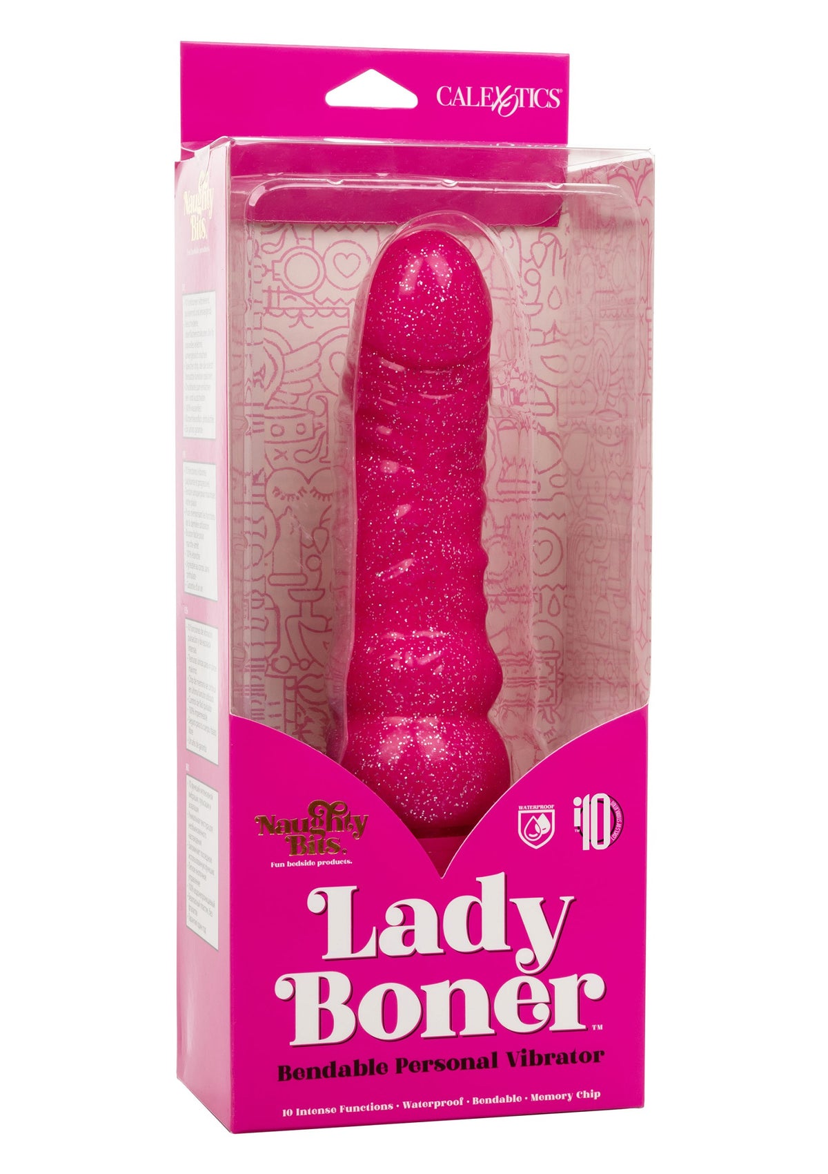 CalExotics Naughty Bits Lady Boner Bendable Personal Vibrator