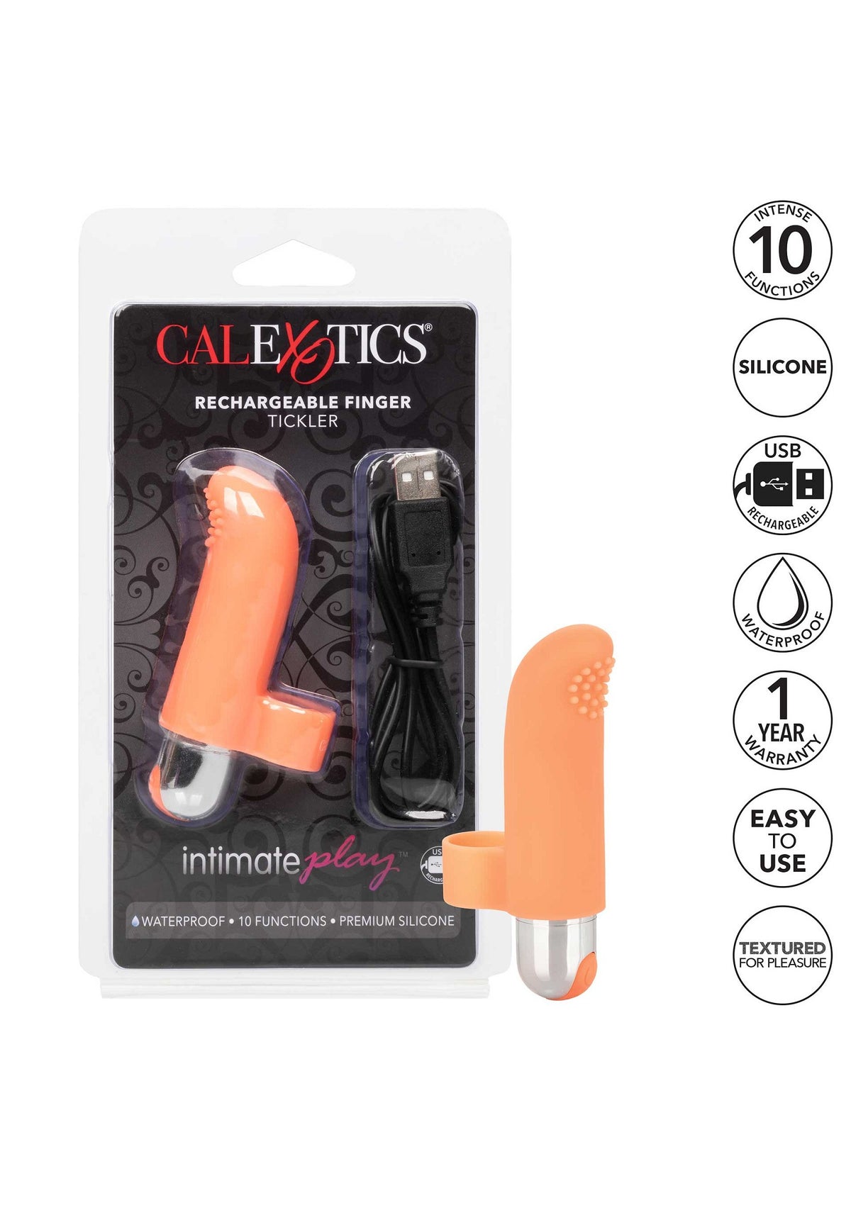 CalExotics Intimate Play Rechargeable Finger Tickler