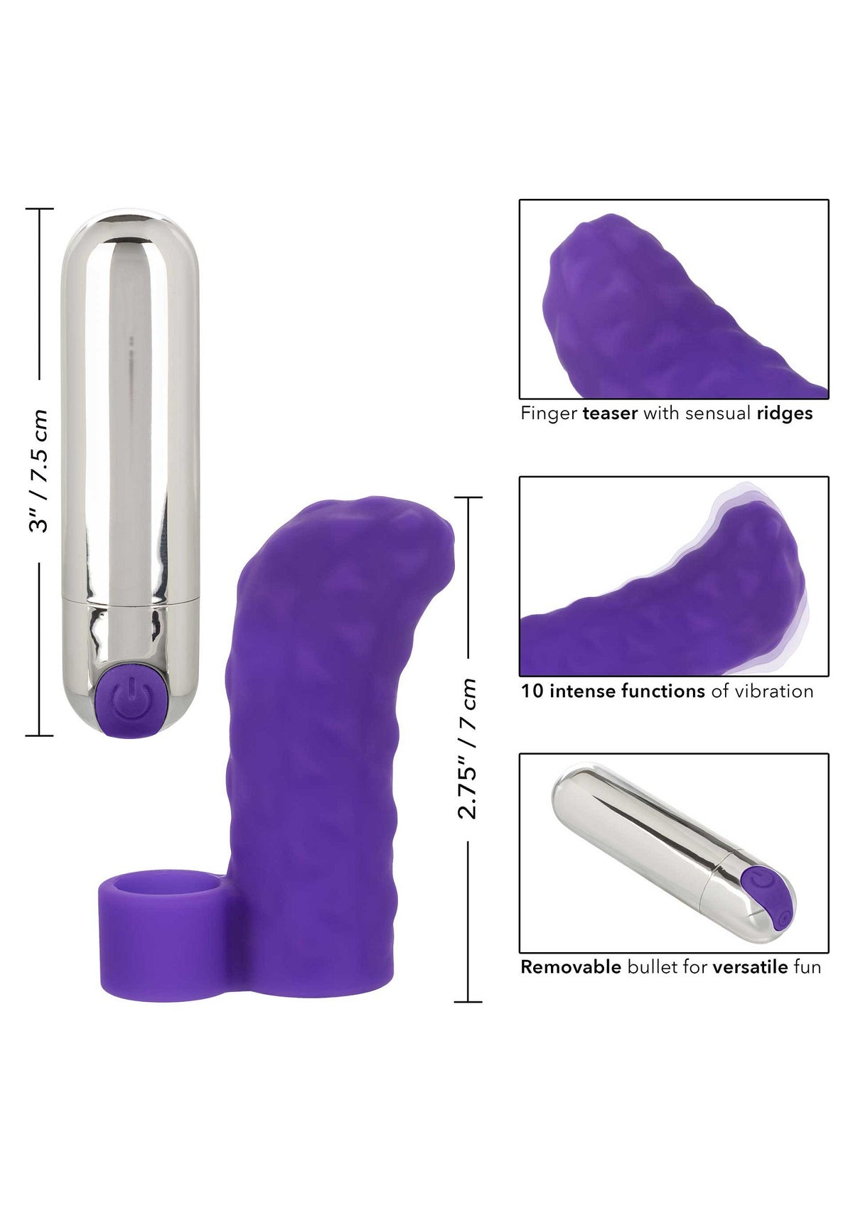 CalExotics Intimate Play Rechargeable Finger Teaser