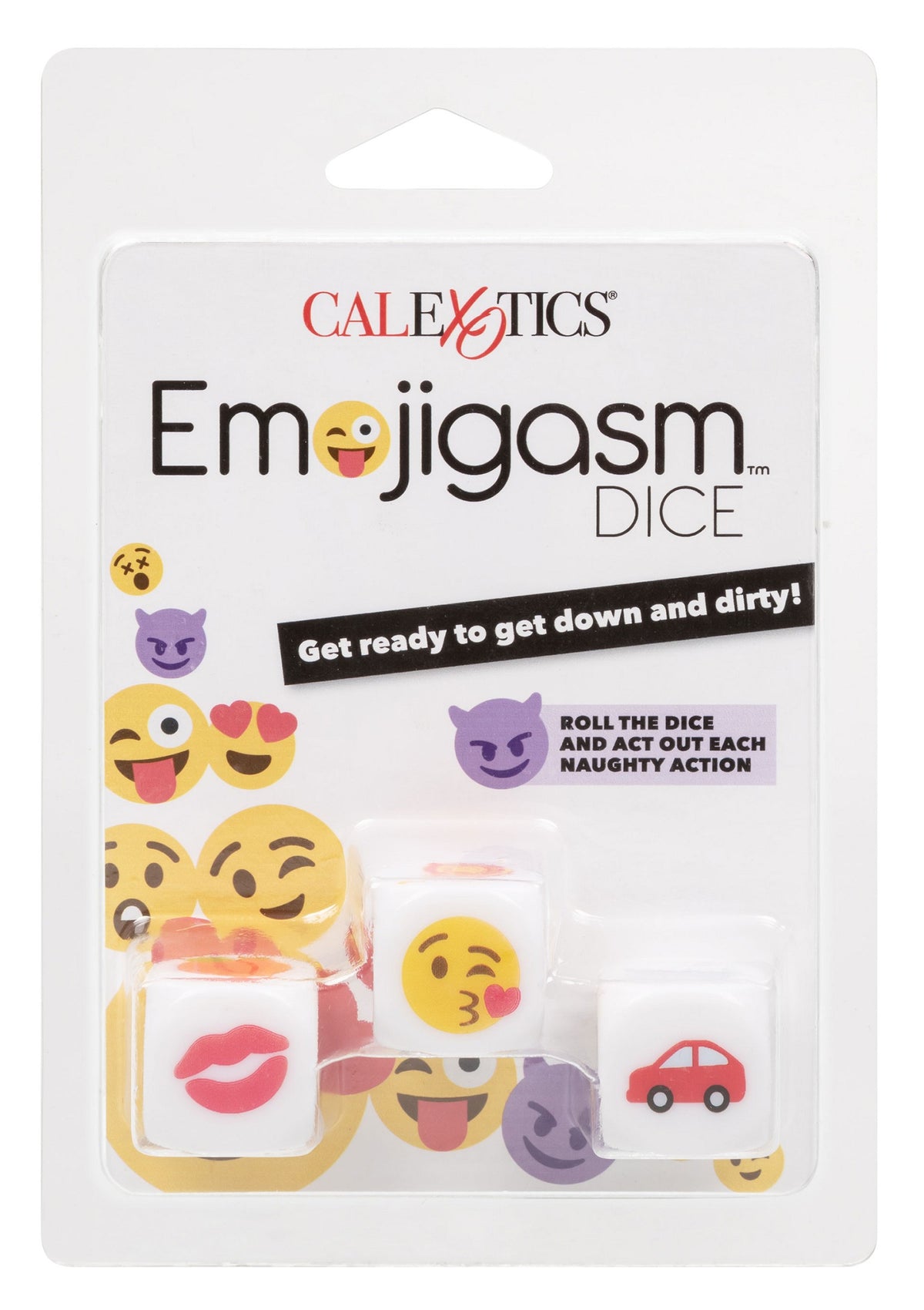 CalExotics Emojigasm Dice