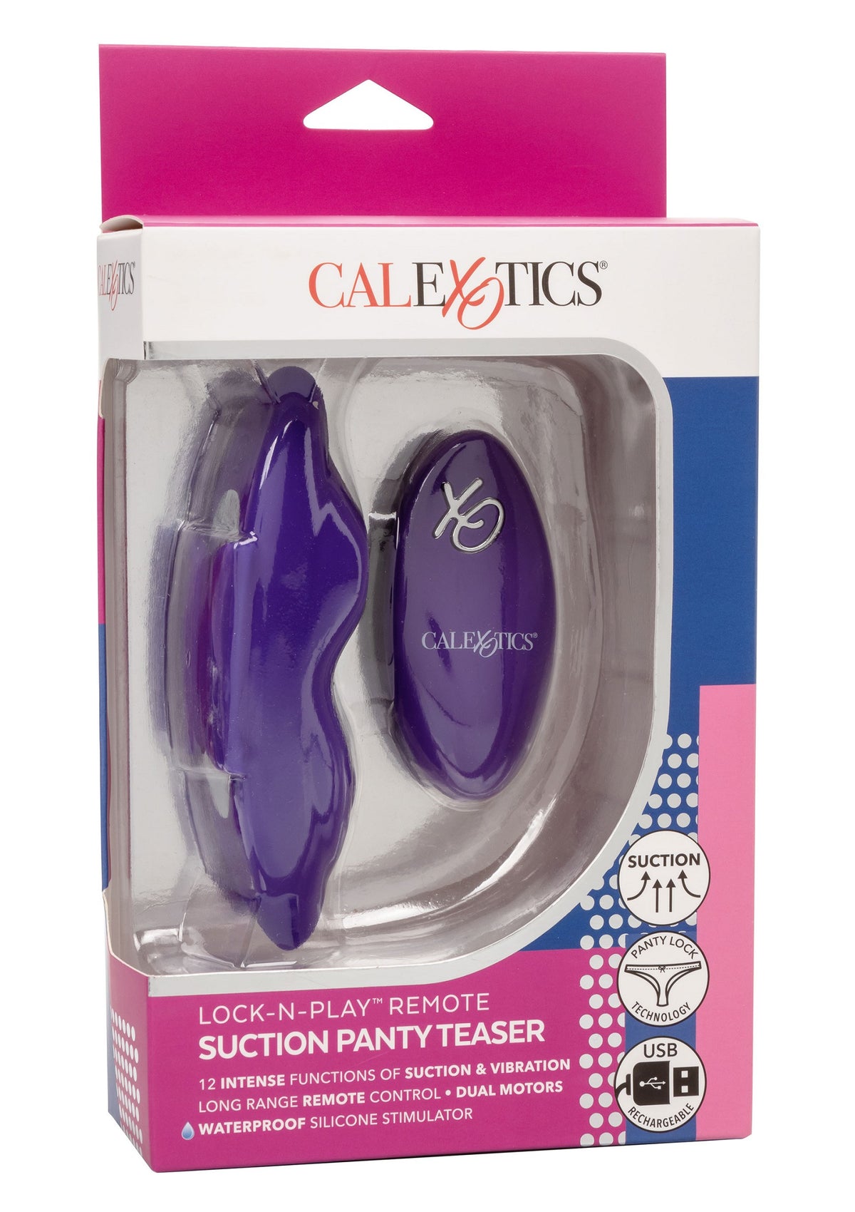 CalExotics Lock-N-Play Remote Suction Panty Teaser