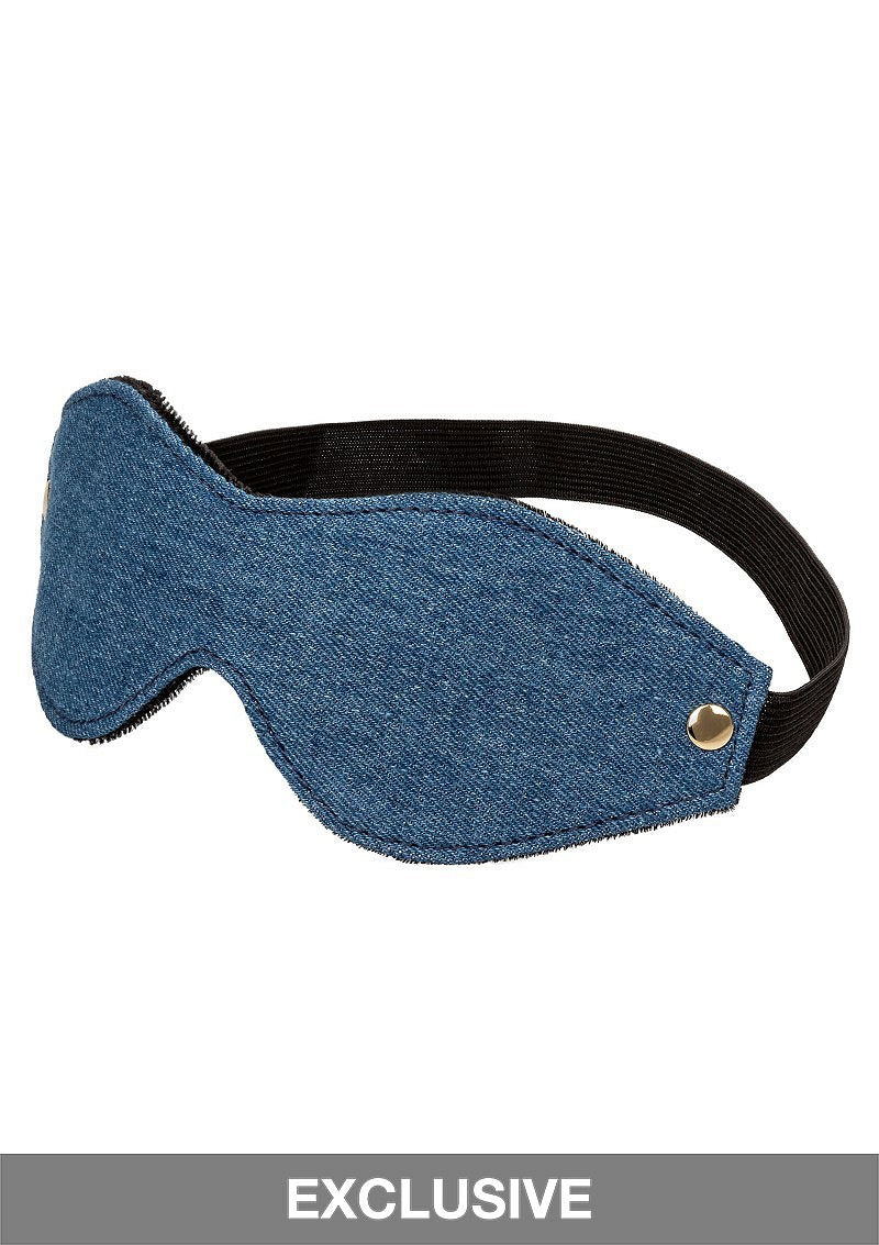 CalExotics Ride 'em Premium Denim Collection Eye Mask