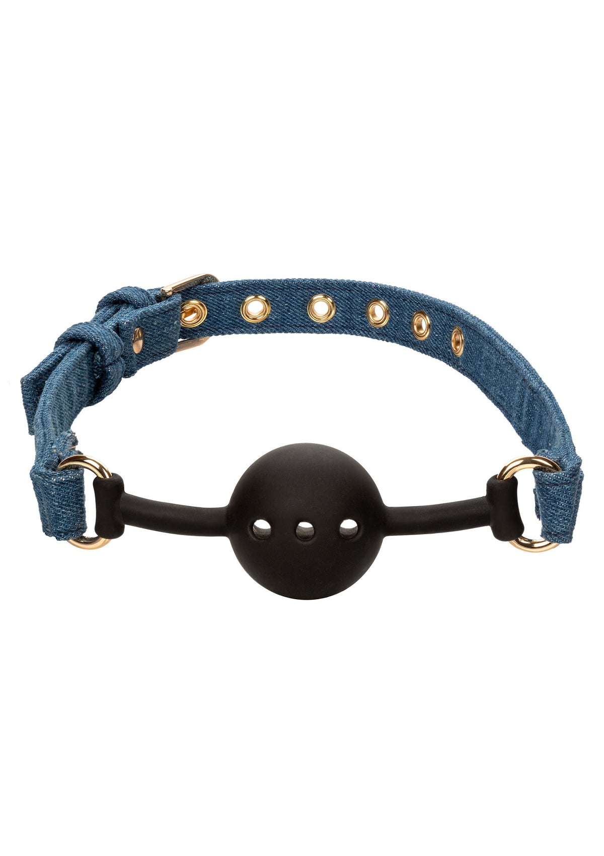 CalExotics Ride 'em Premium Denim Collection Ball Gag