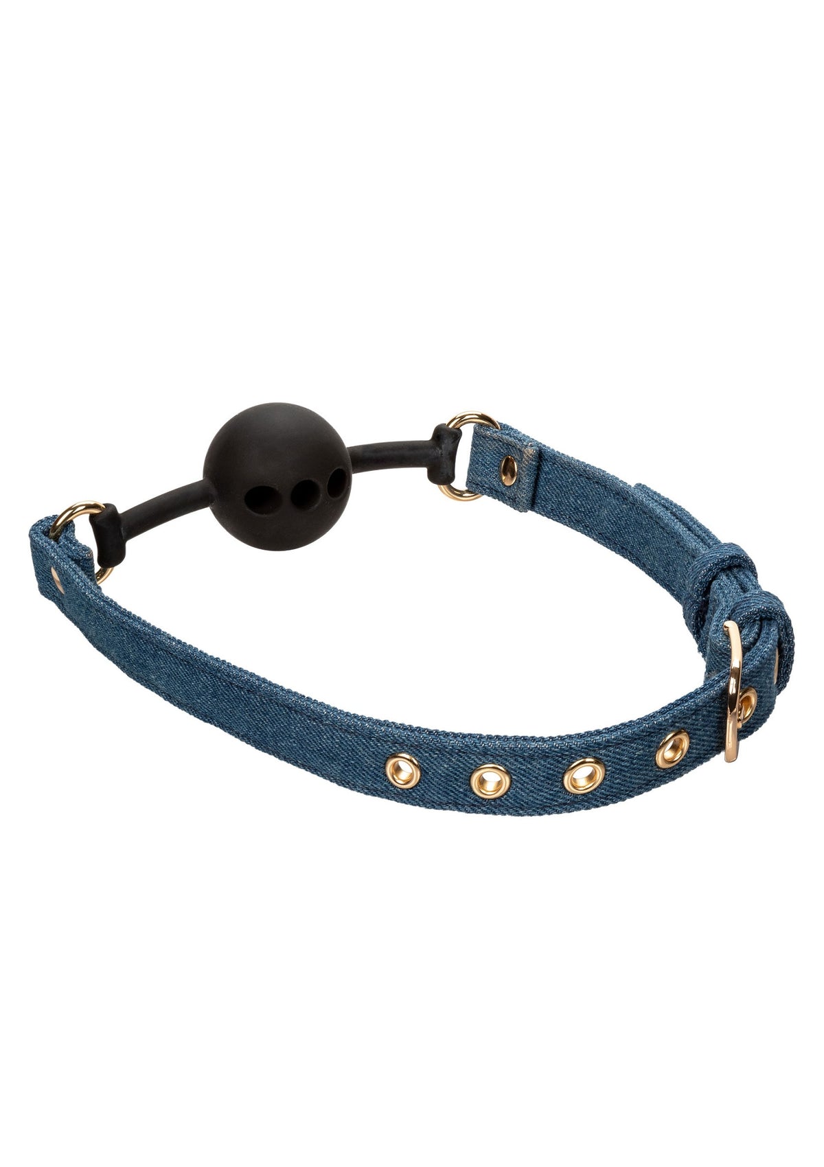 CalExotics Ride 'em Premium Denim Collection Ball Gag