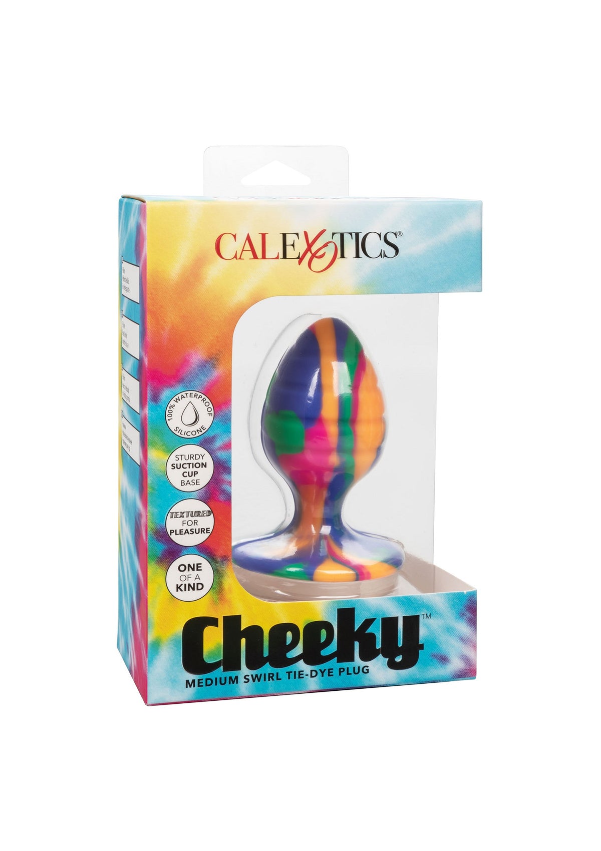 CalExotics Cheeky Medium Swirl Tie-Dye Plug