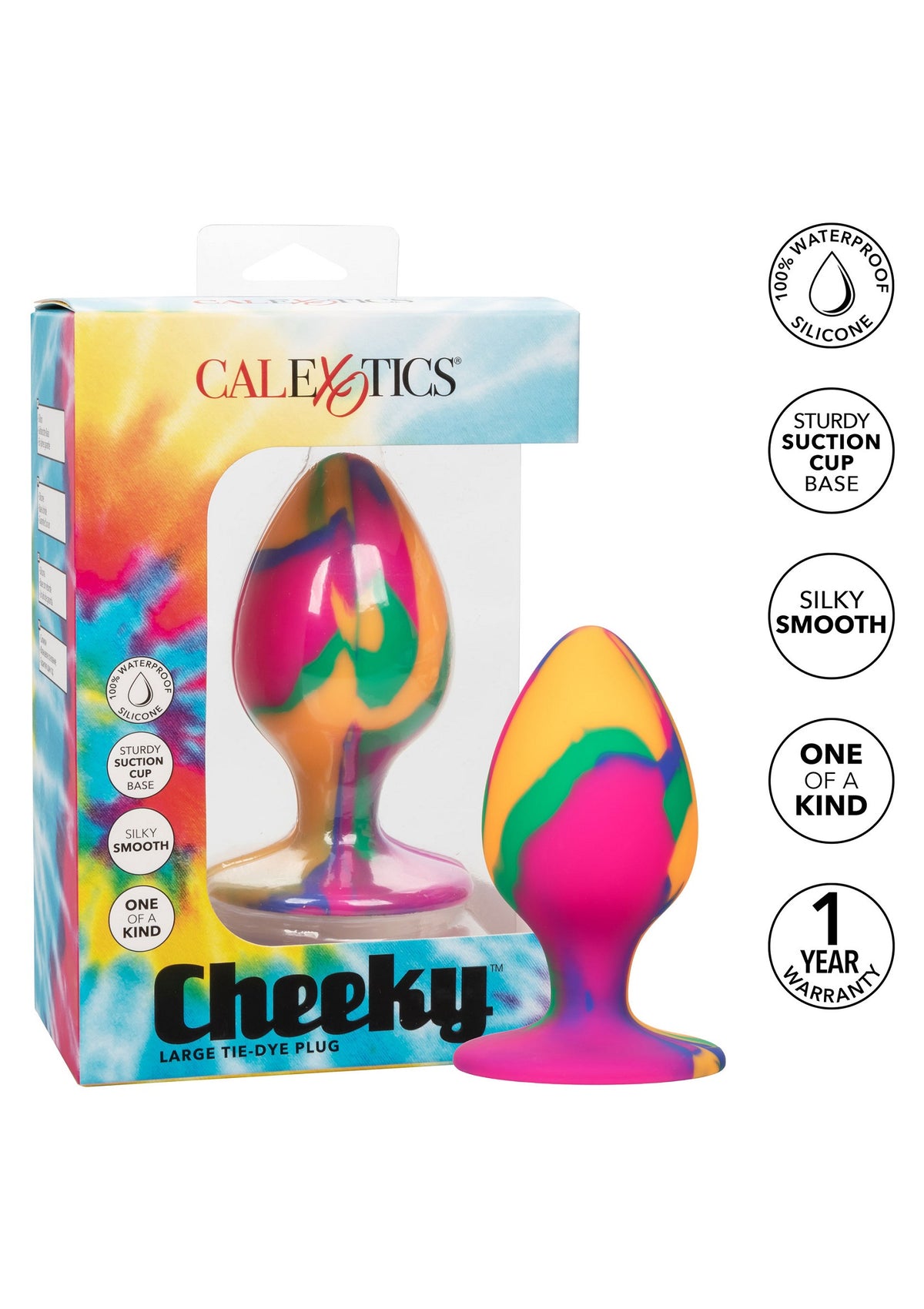 CalExotics Cheeky Large Tie-Dye Plug