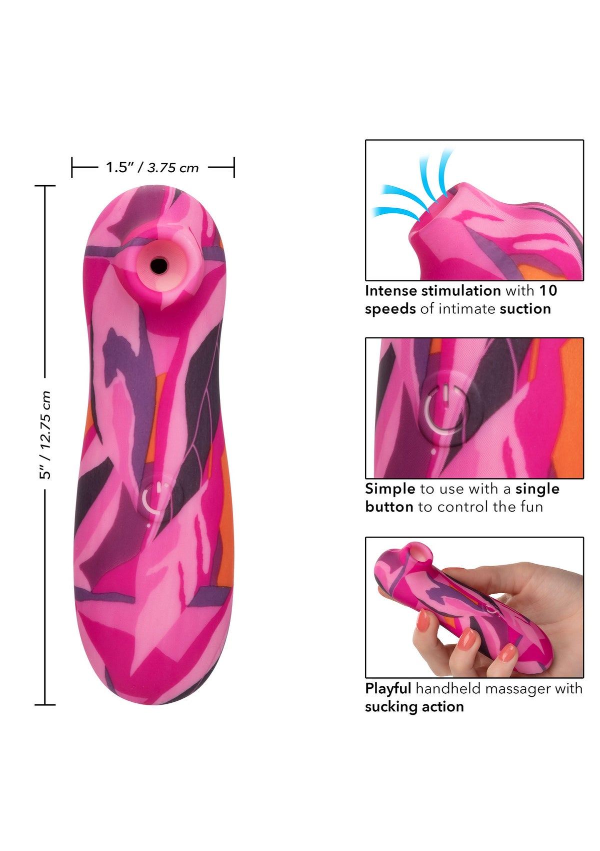 CalExotics Naughty Bits Suck Buddy Playful Massager