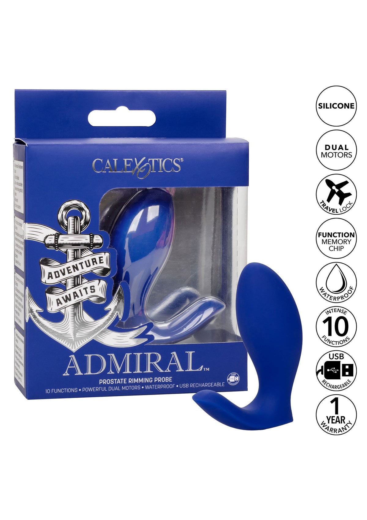 CalExotics Admiral Prostate Rimming Probe