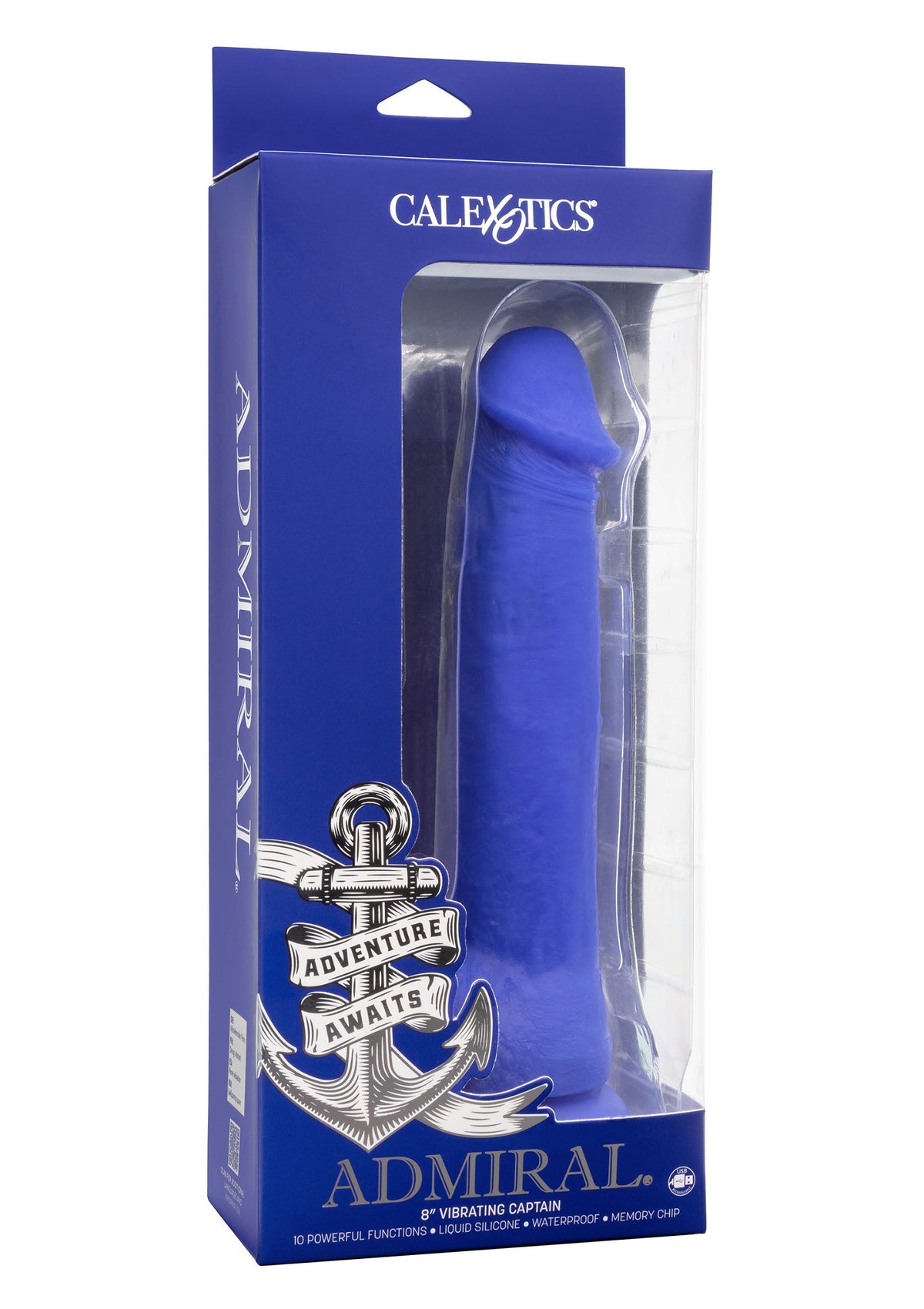 CalExotics Admiral 8” Vibrating Captain