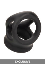 CalExotics Alpha Liquid Silicone Dual Cage & Ring