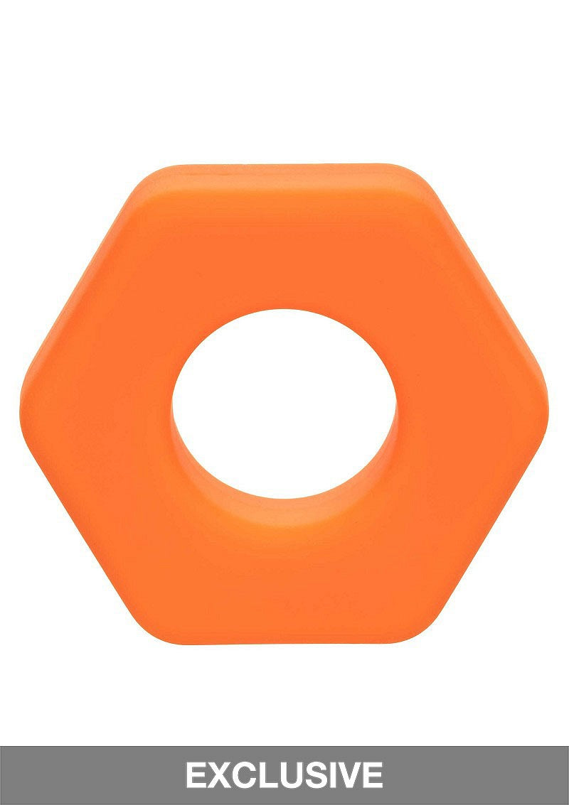 CalExotics Alpha Liquid Silicone Prolong Sexagon Ring