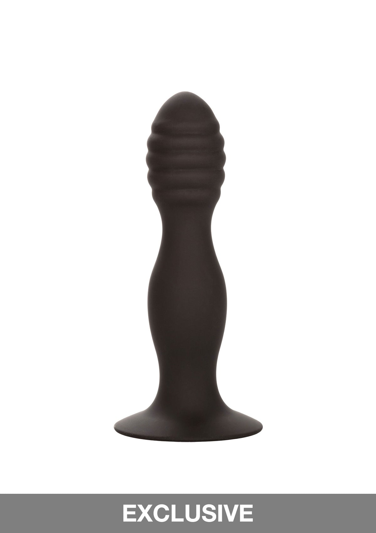 CalExotics Silicone Ribbed Anal Stud