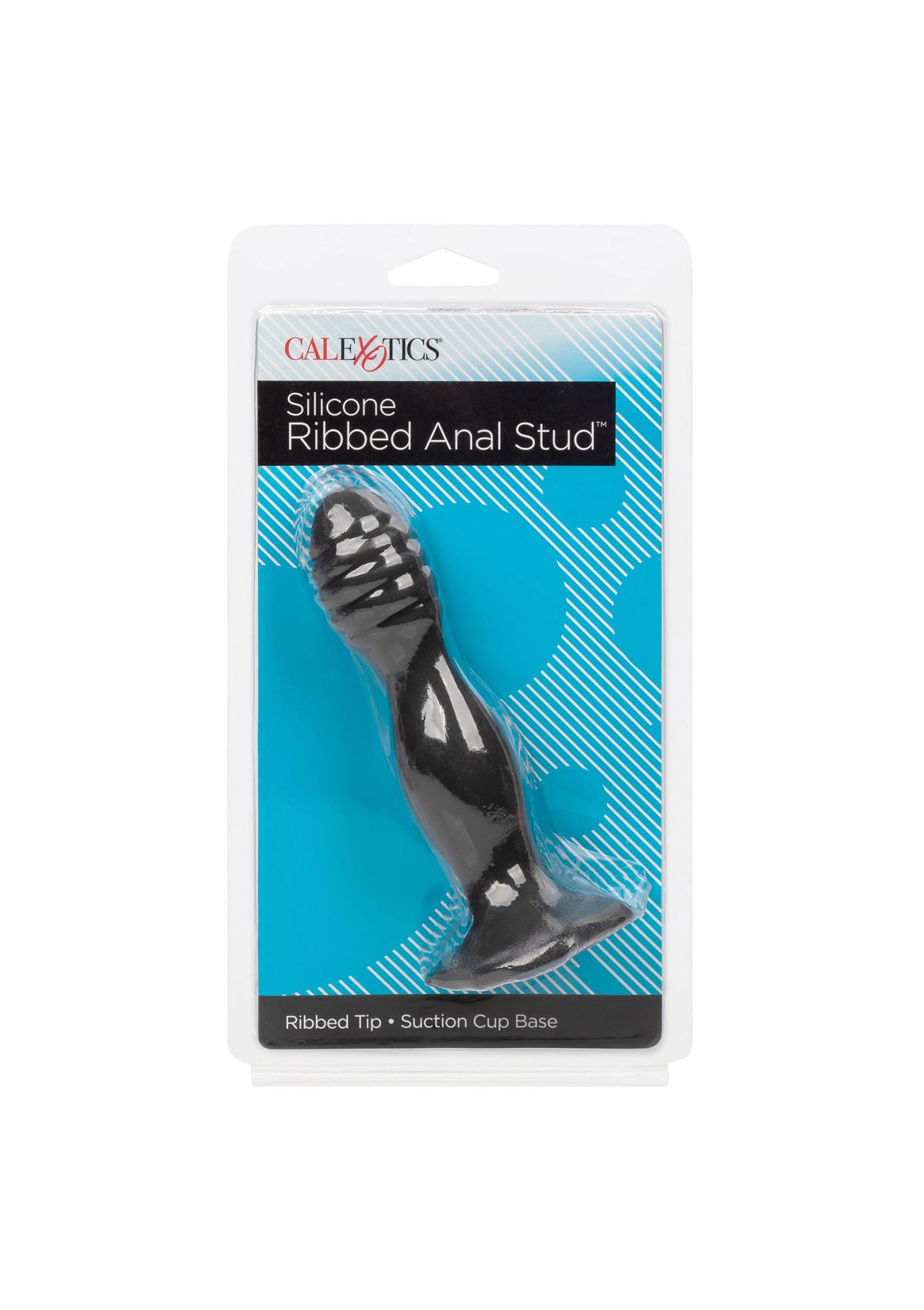 CalExotics Silicone Ribbed Anal Stud