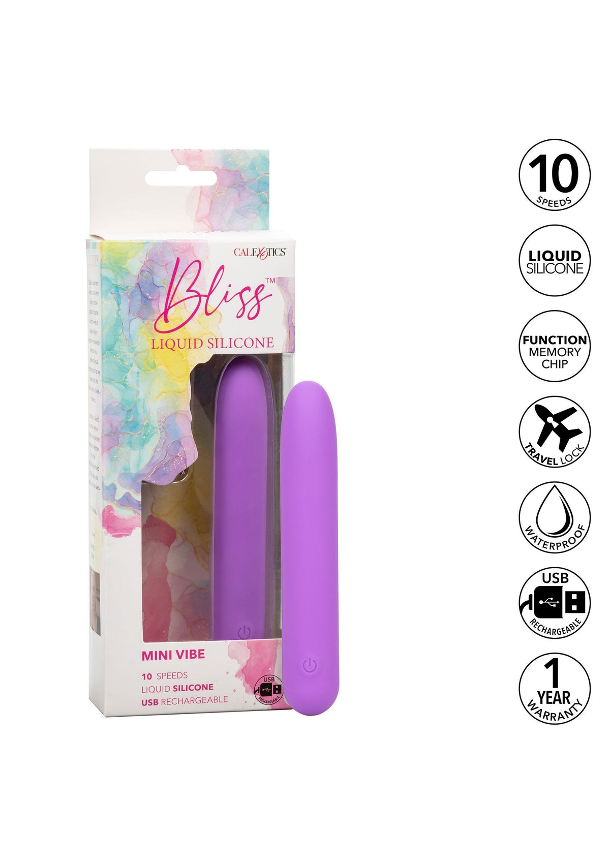 CalExotics Bliss Liquid Silicone Mini Vibe