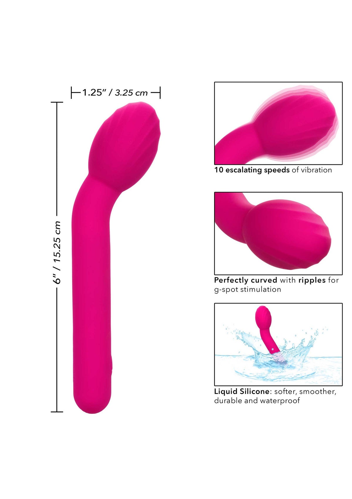 CalExotics Bliss Liquid Silicone Mini Tulip