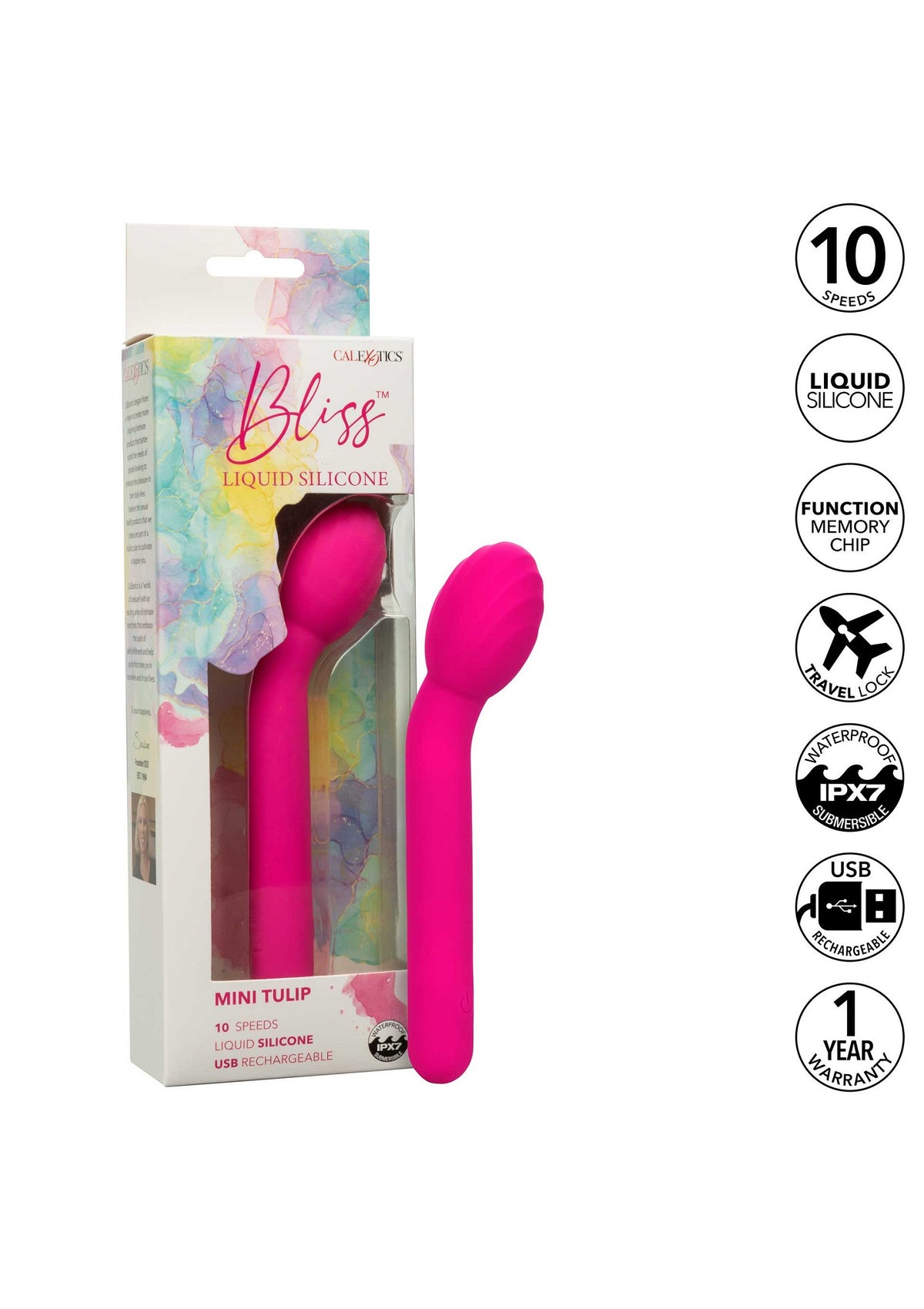 CalExotics Bliss Liquid Silicone Mini Tulip