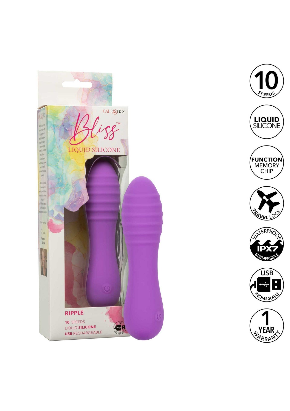 CalExotics Bliss Liquid Silicone Ripple