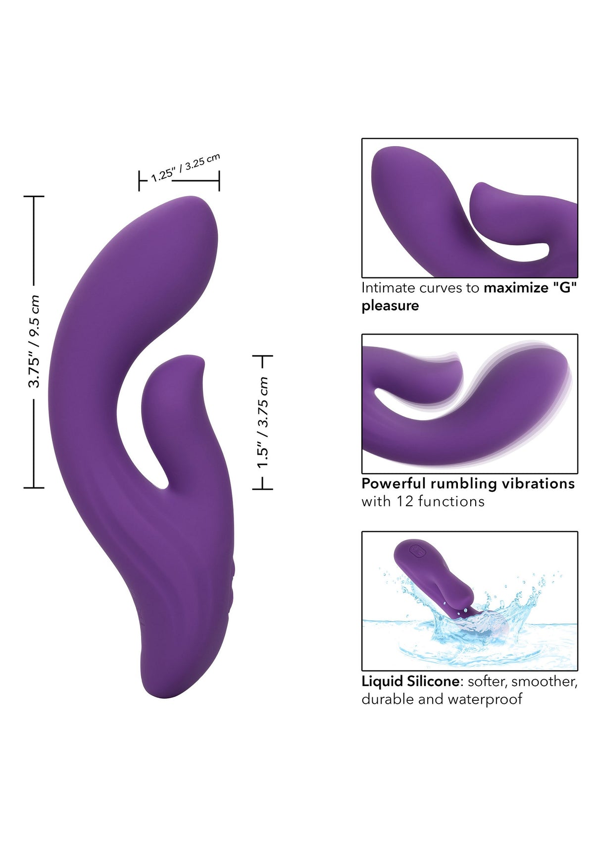 CalExotics Stella Liquid Silicone Dual Pleaser