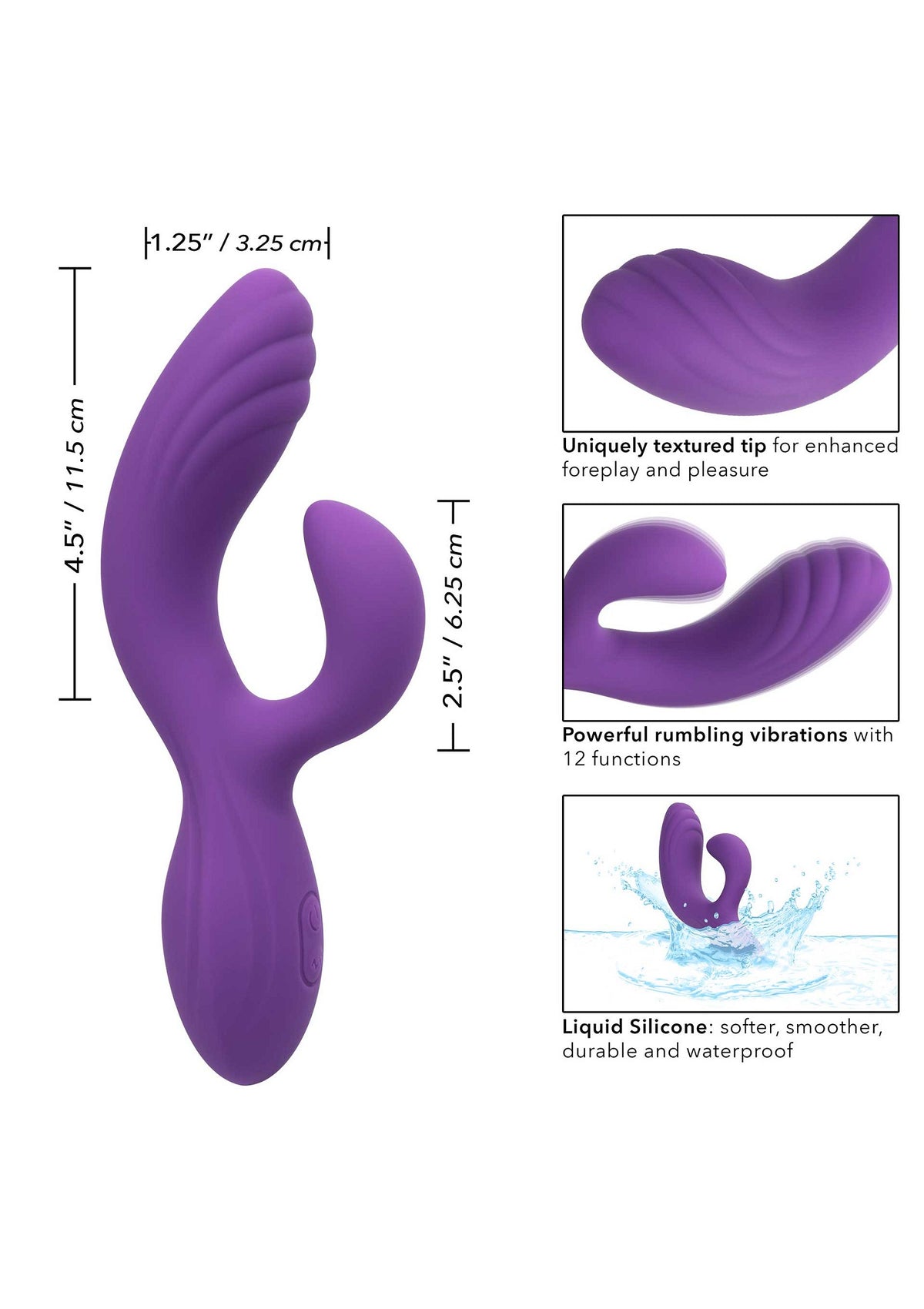 CalExotics Stella Liquid Silicone 'C” Curve