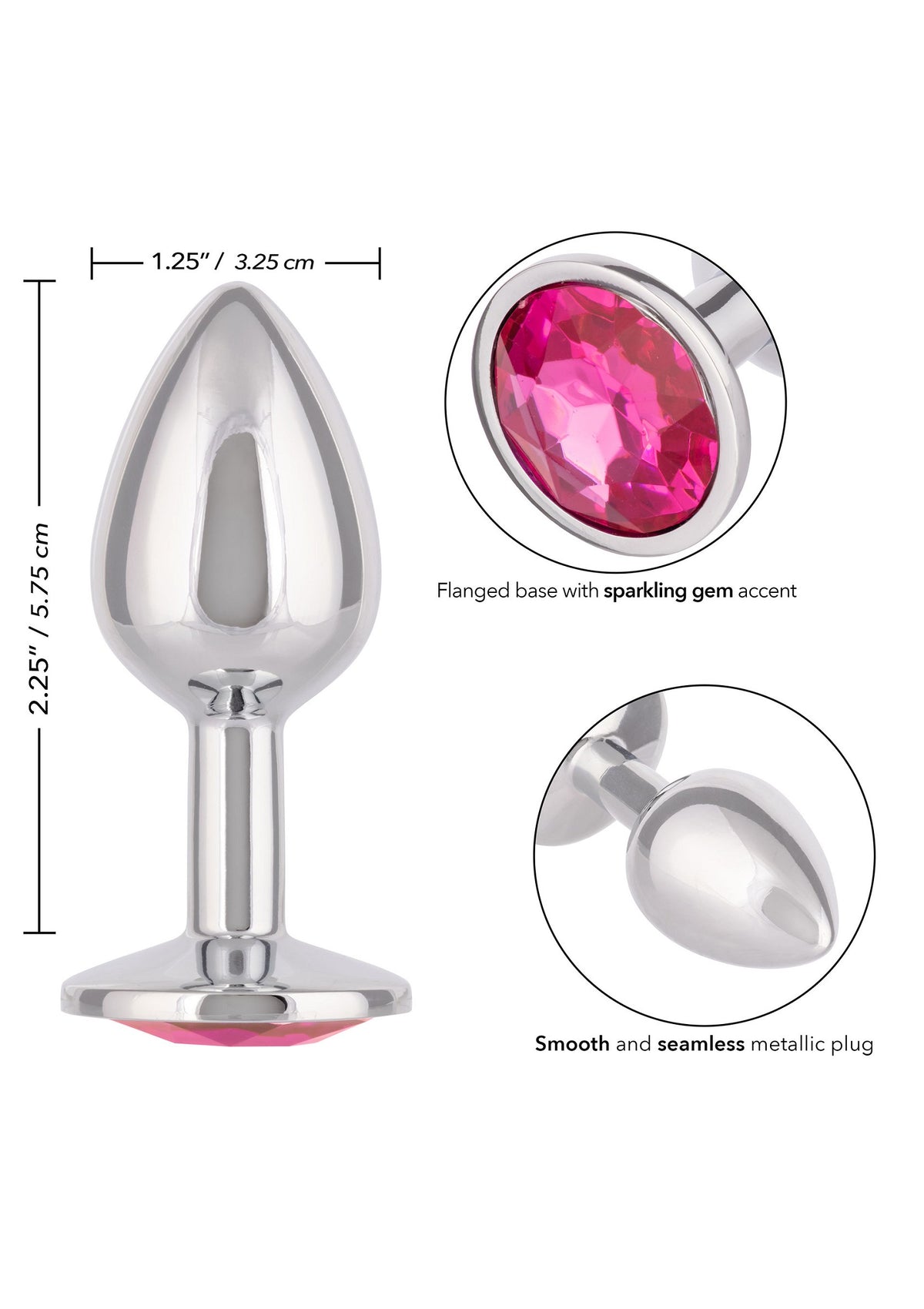 CalExotics Jewel Small Rose Plug