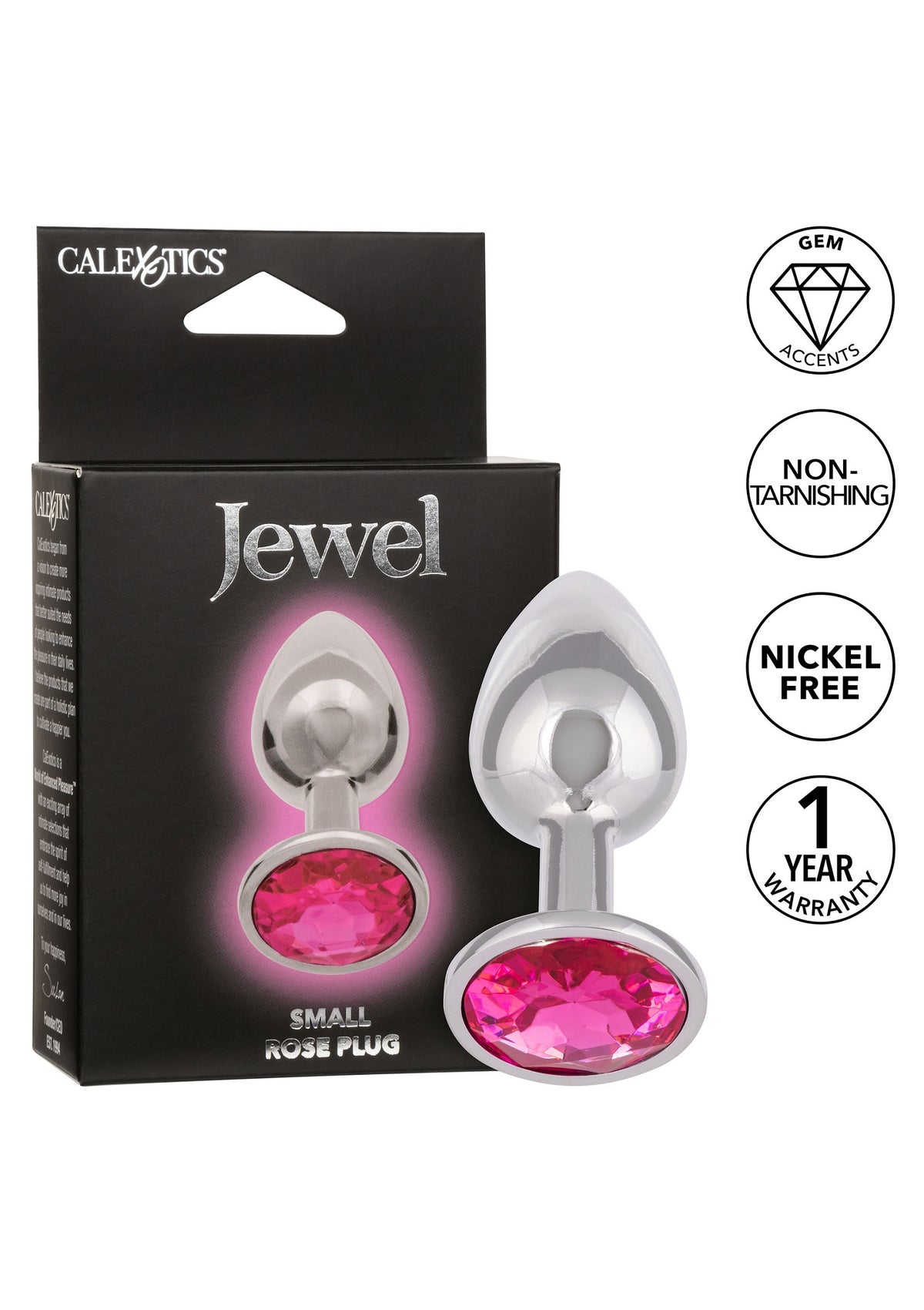 CalExotics Jewel Small Rose Plug