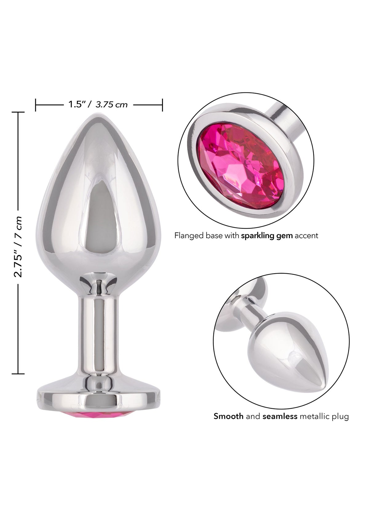 CalExotics Jewel Large Rose Plug