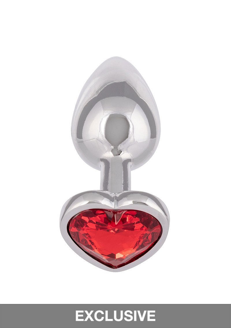 CalExotics Jewel Small Ruby Heart Plug