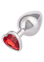 CalExotics Jewel Large Ruby Heart Plug