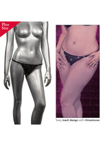 CalExotics Radiance Plus Size Crotchless Thong