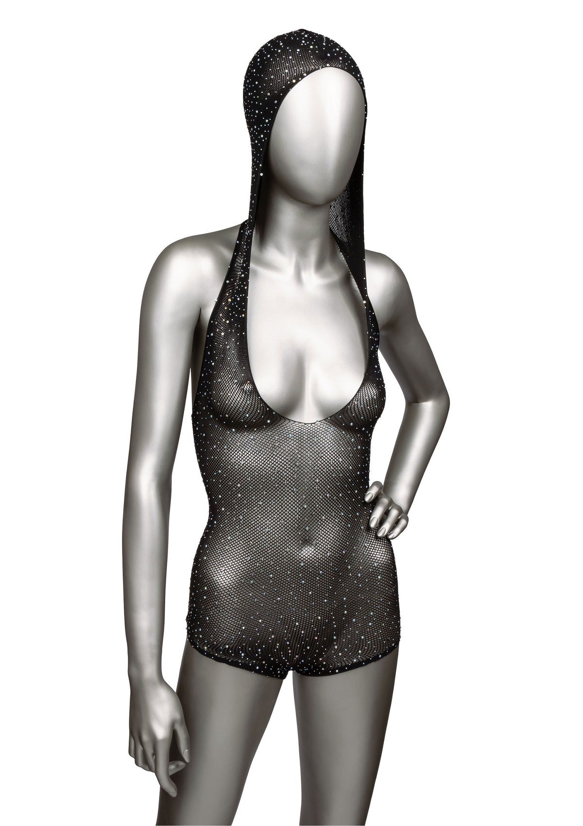 CalExotics Radiance Hooded Deep V Body Suit