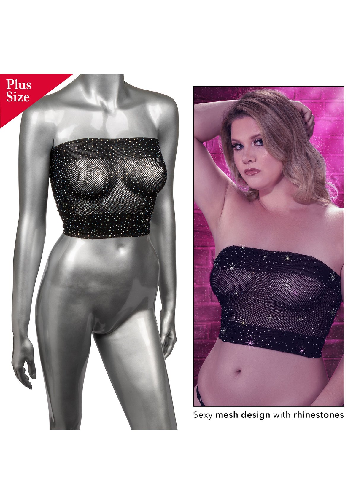 CalExotics Radiance Plus Size Bandeau Top