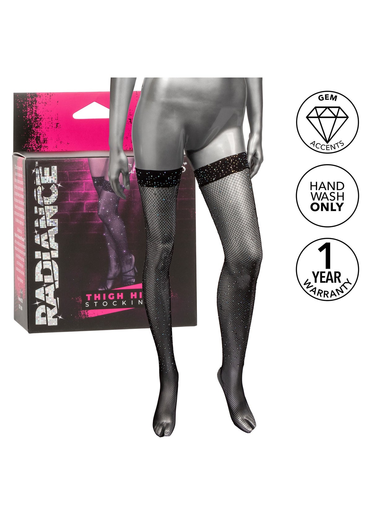 CalExotics Radiance Thigh High Stockings