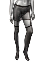 CalExotics Radiance One Piece Garter Skirt with Thigh Highs