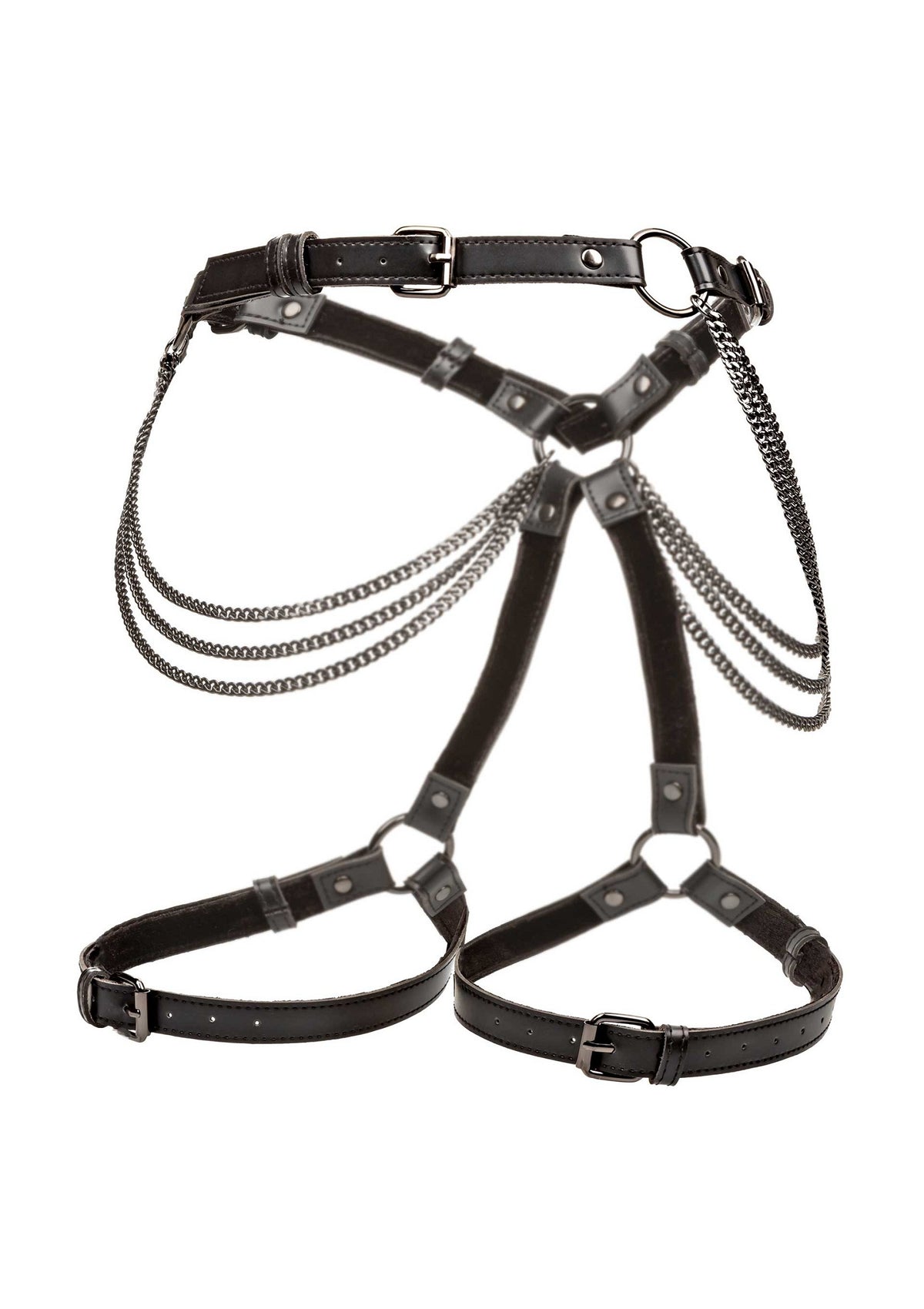 CalExotics Euphoria Collection Multi Chain Thigh Harness