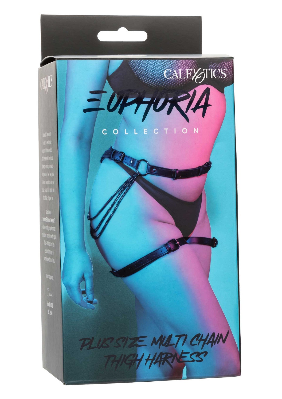 CalExotics Euphoria Collection Plus Size Multi Chain Thigh Harness