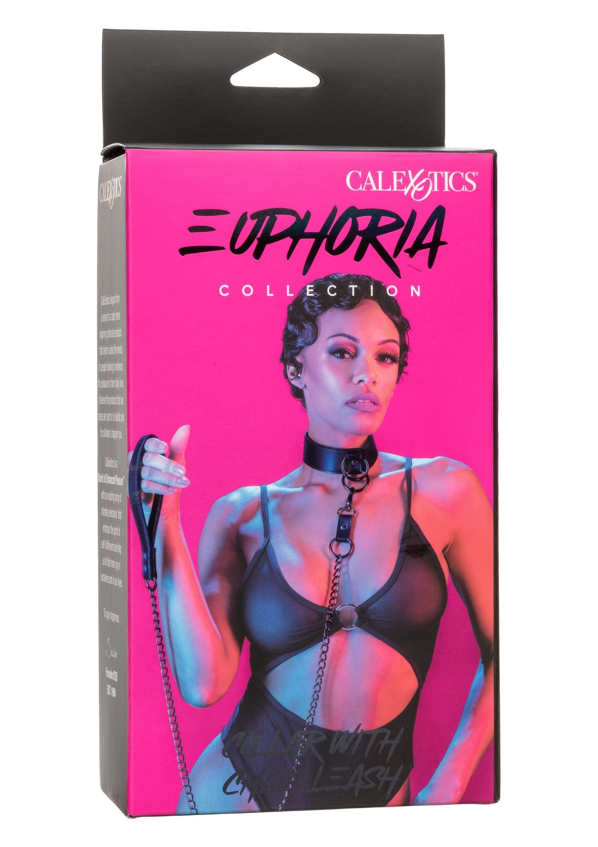 CalExotics Euphoria Collection Collar with Chain Leash