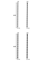 Hidden Desire Extreme Penis Dilator Set Large 4 pcs