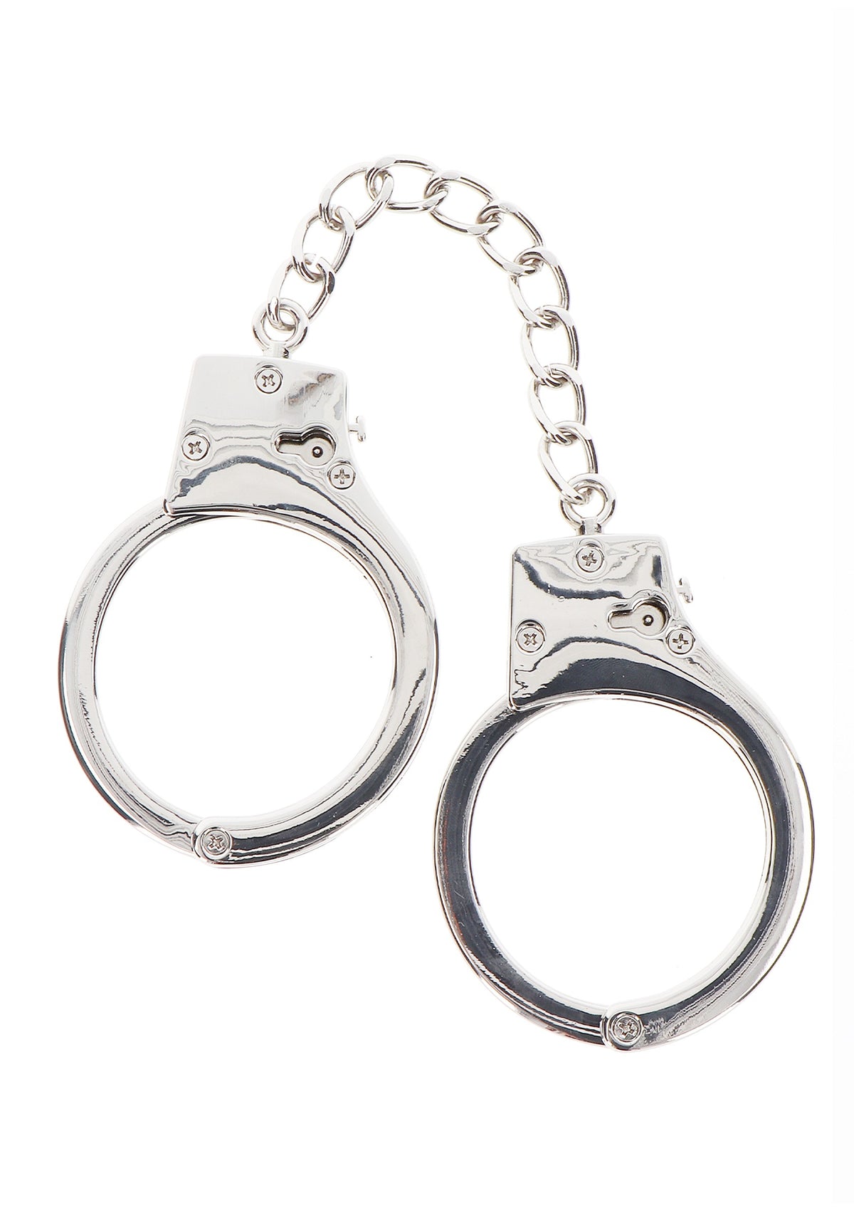 Taboom Bondage Essentials Silver Plated BDSM Handcuffs