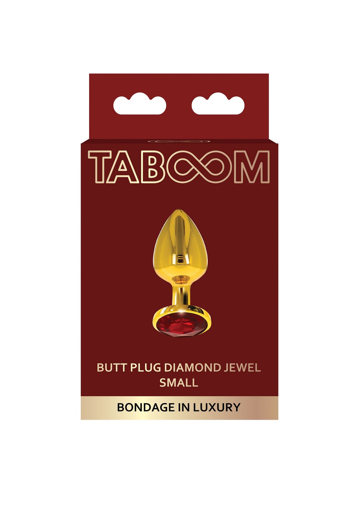 Taboom Bondage in Luxury Butt Plug With Diamond Jewel S