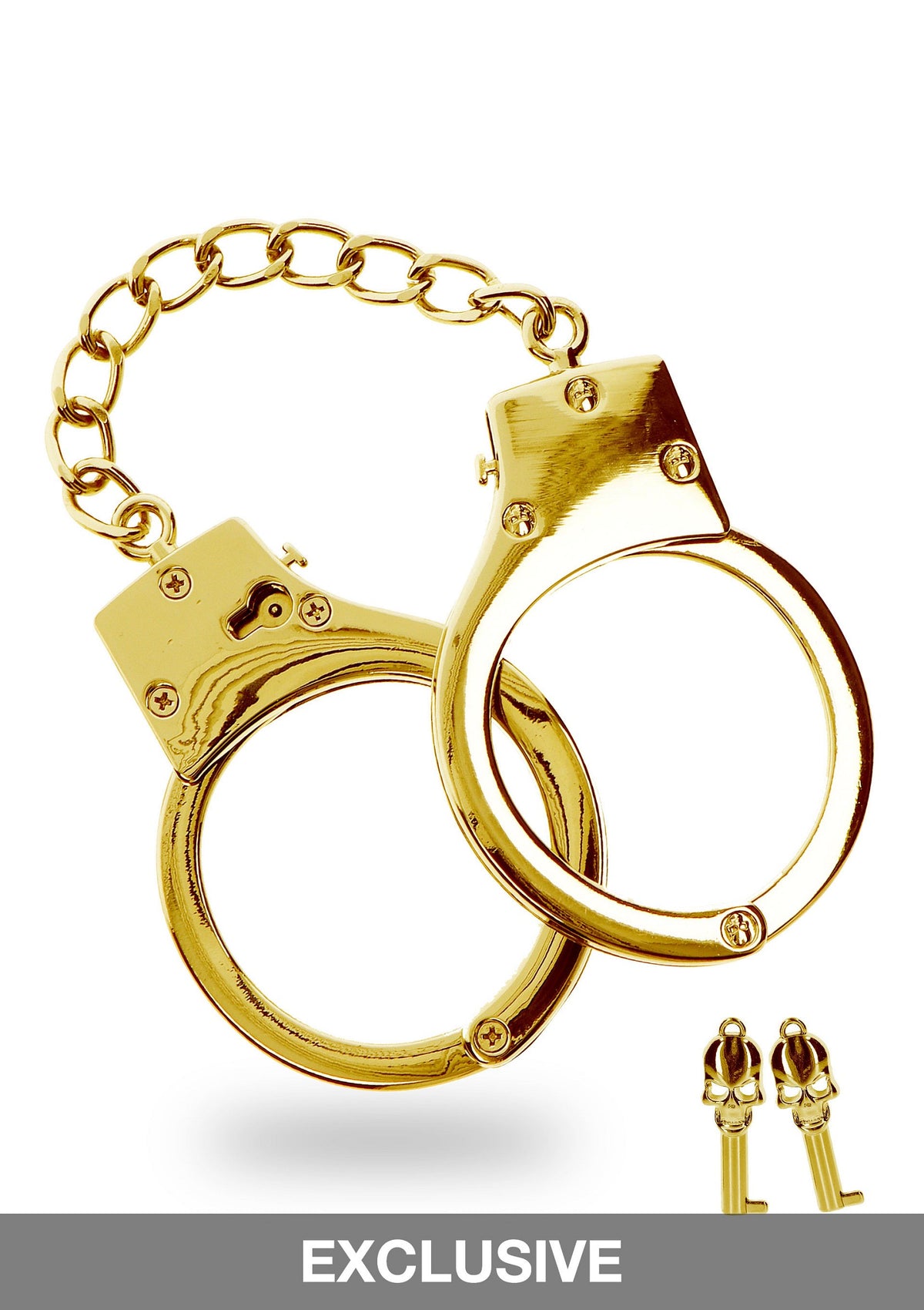 Taboom Bondage in Luxury Gold Plated BDSM Handcuffs