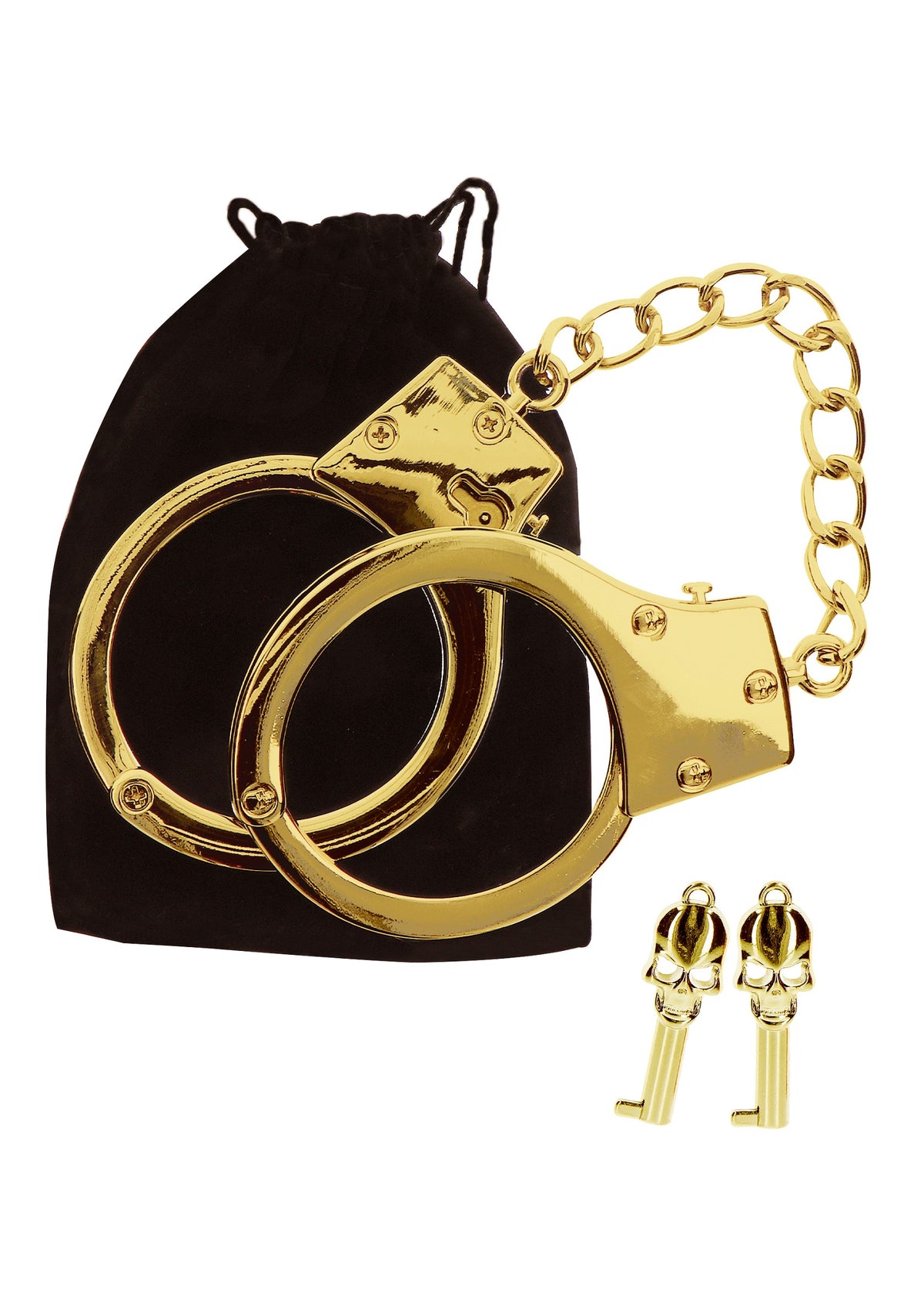 Taboom Bondage in Luxury Gold Plated BDSM Handcuffs