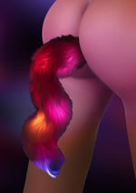 Taboom Glow In the Dark Unicorn Tail & Buttplug LED
