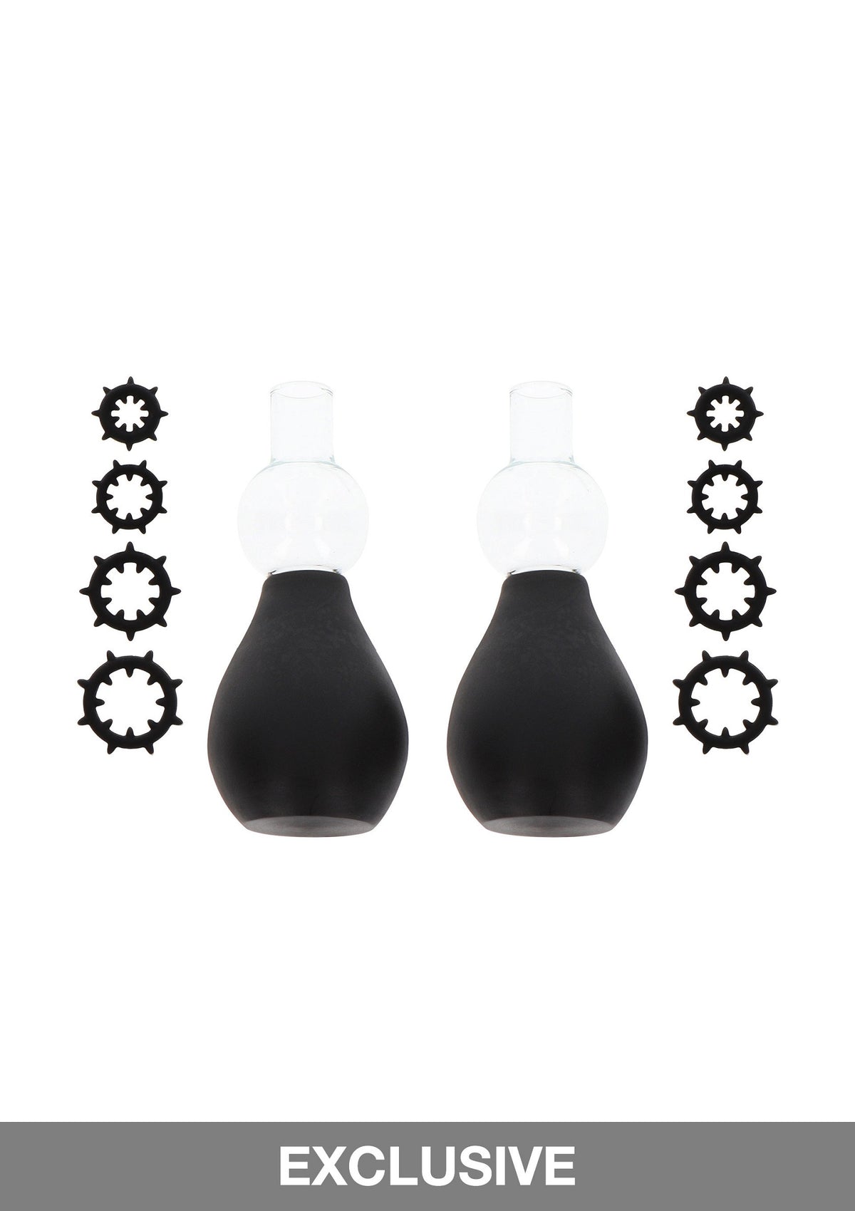 Taboom Nipple Play Nipple Enlargers with 8 Rings