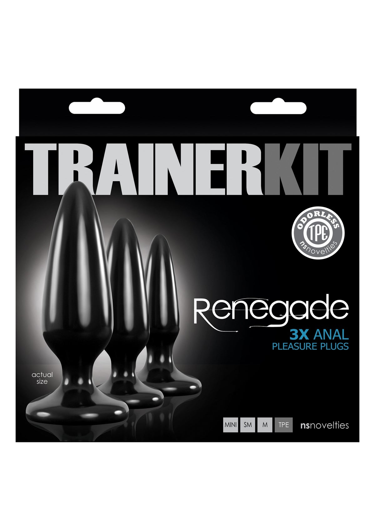 NS Novelties Renegade Pleasure Plug 3pc Trainer Kit