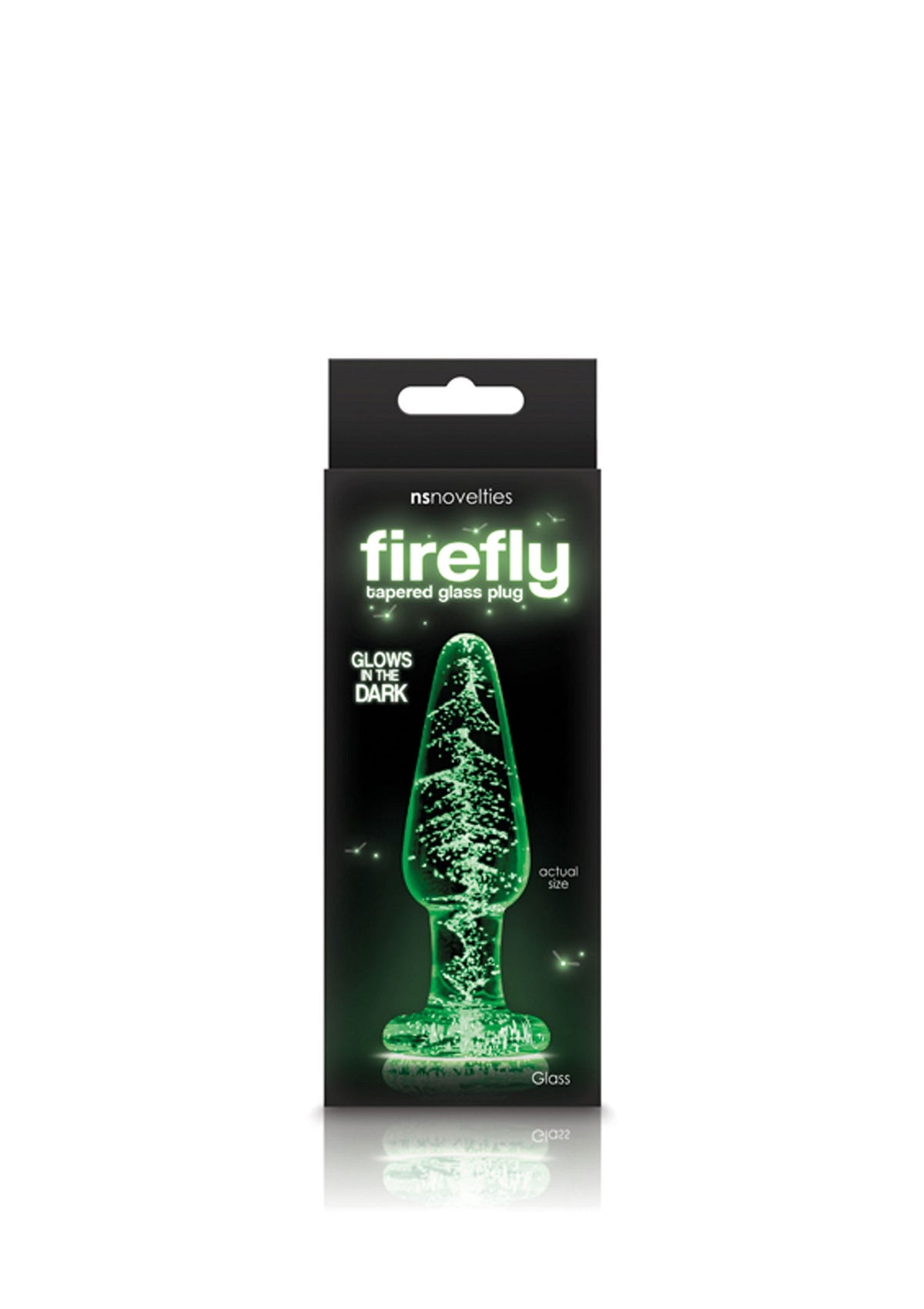 NS Novelties Fire Fly FireFly Glass Plug Medium