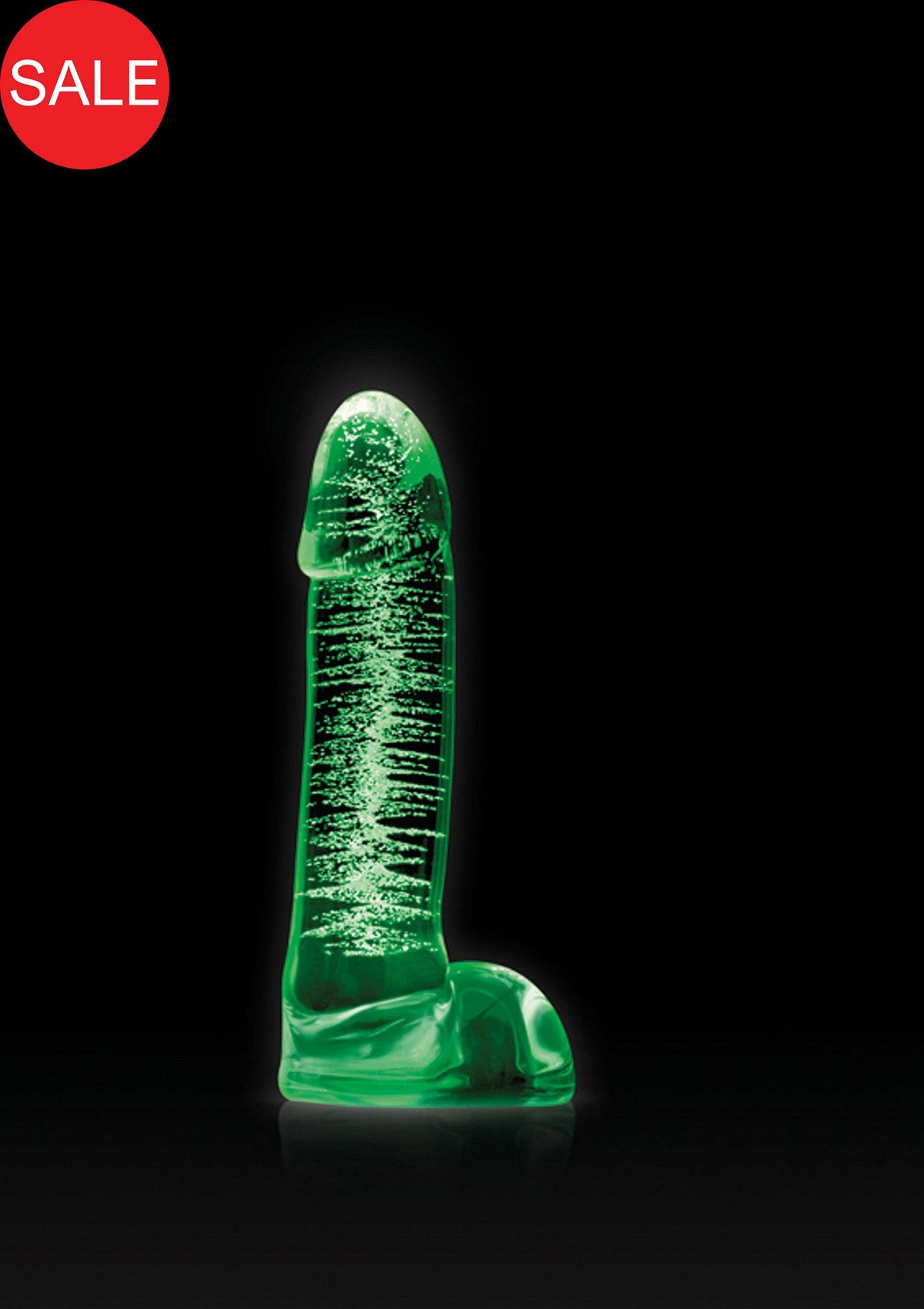 NS Novelties Firefly Glass Smooth Ballsey 4' Dildo