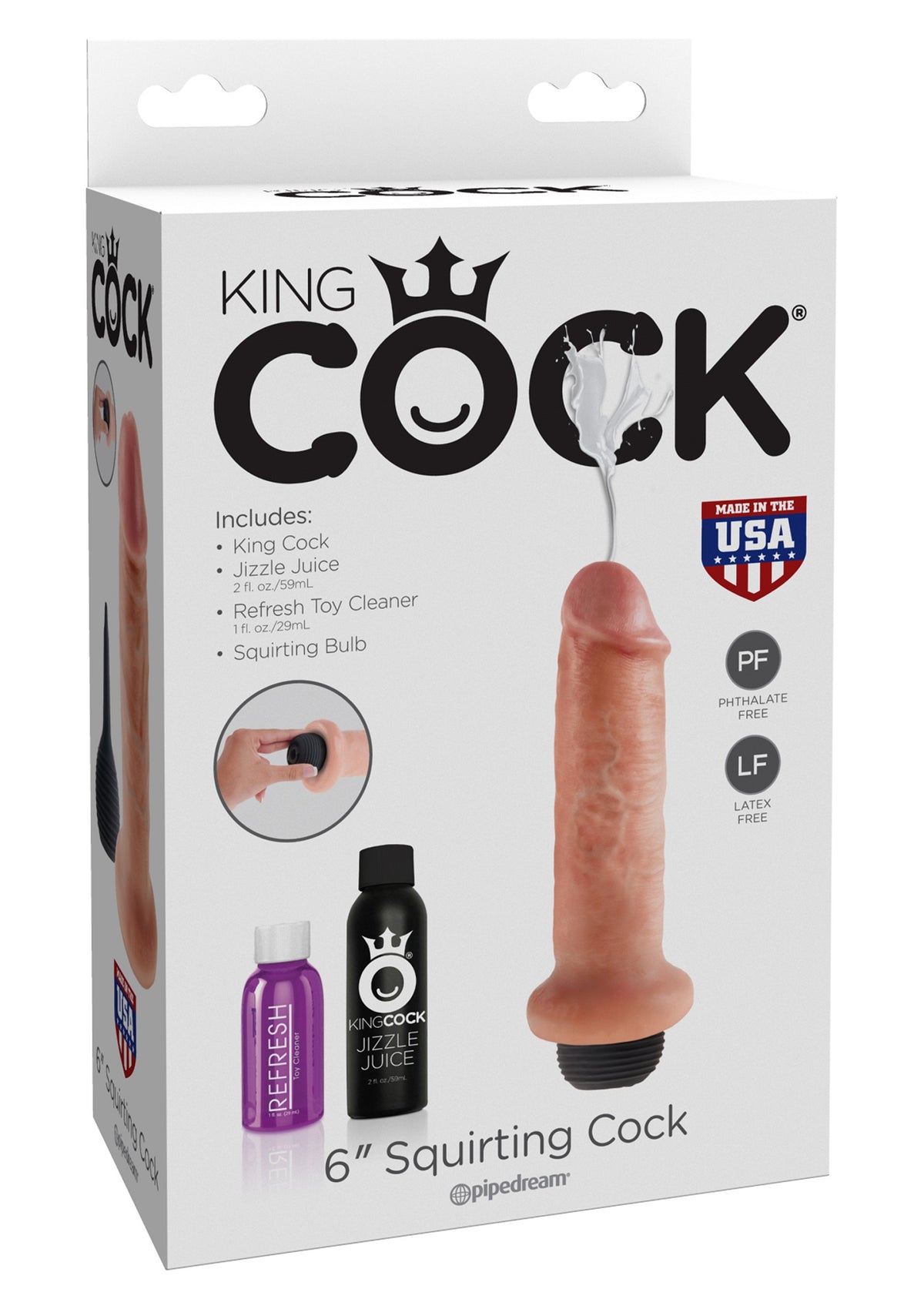 Pipedream King Cock Squirting Cock 6'