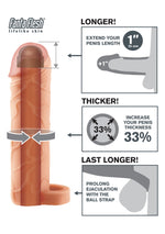 Pipedream Fantasy X-tensions Perfect 1' With Ball Strap