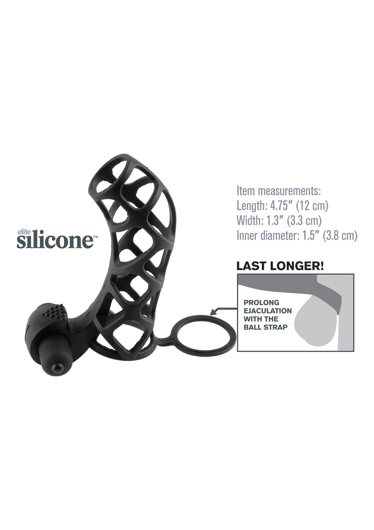 Pipedream Fantasy X-tensions FX Extreme Silicone Power Cage