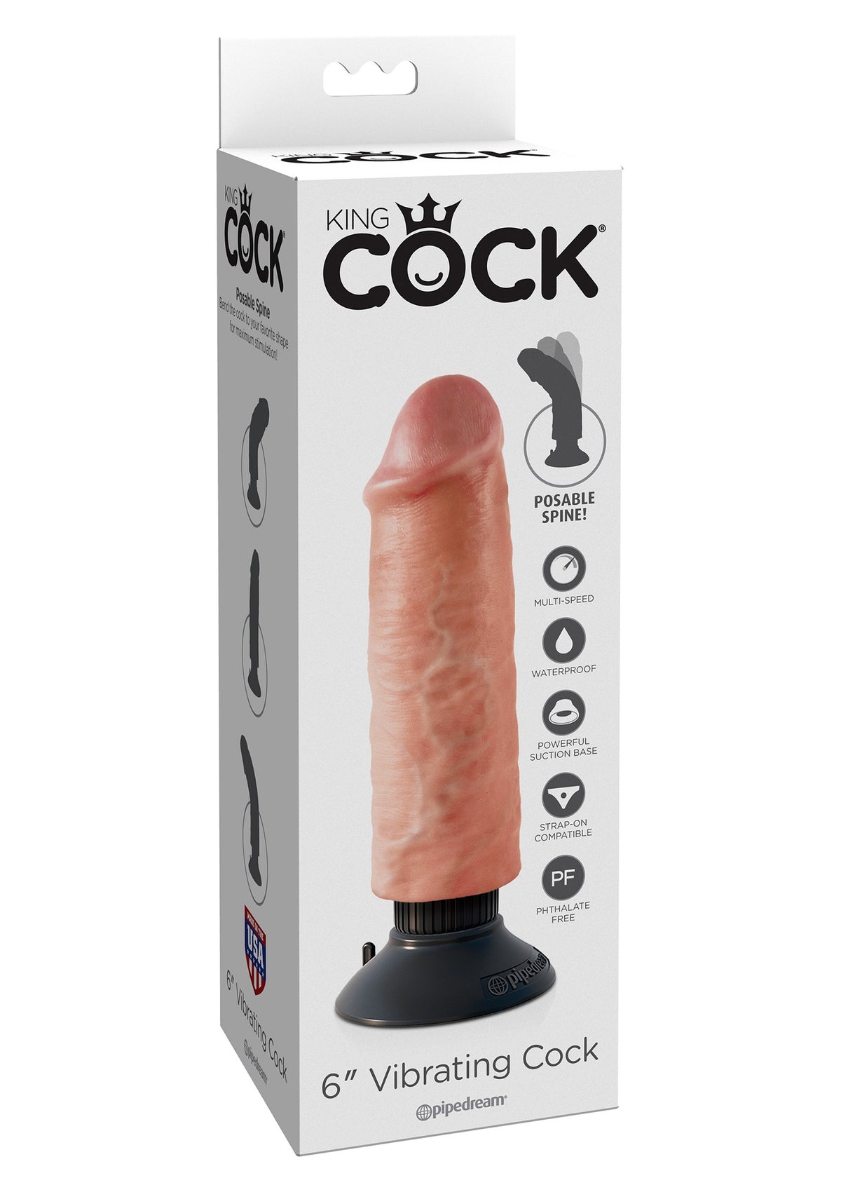 Pipedream King Cock Vibrating Cock 6'